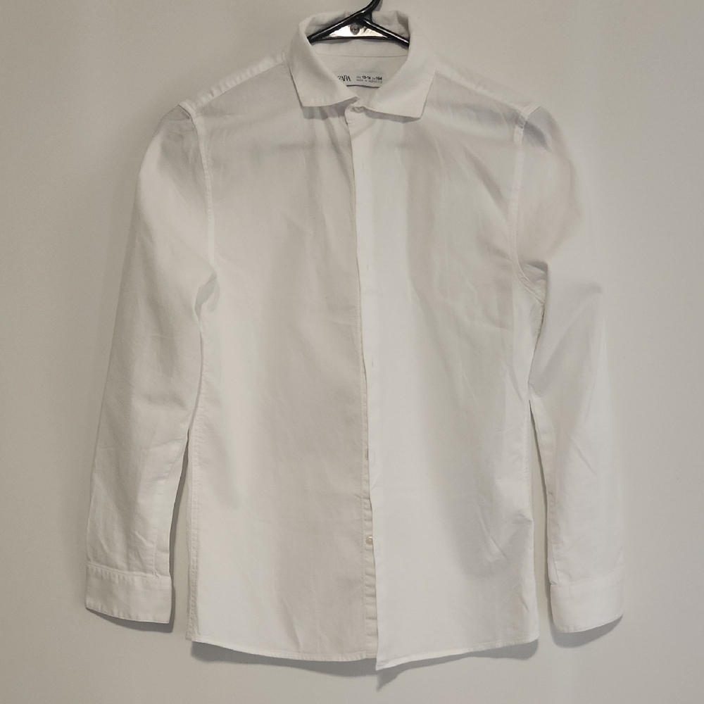 Boys White Dress Shirt